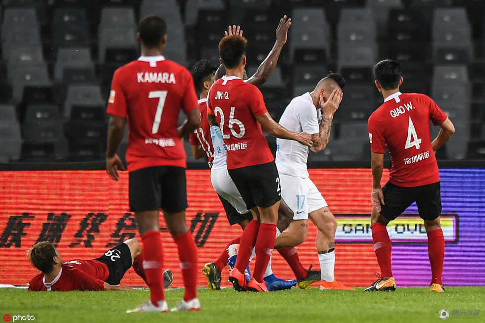 包含深圳佳兆业比不敌武汉卓尔，遭遇两连败的词条